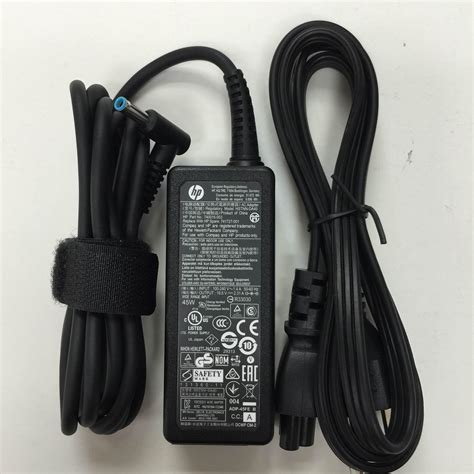 Hp Laptop Charger 45w Watt 45mm Blue Tip Ac Power Adapter 195v 231ahp Pavilion