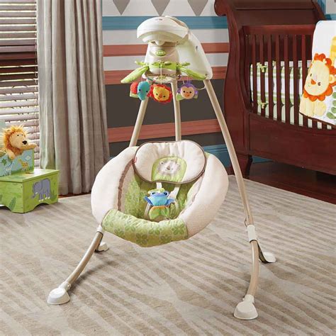 Fisher Price Deluxe Cradle N Swing Rainforest Friends