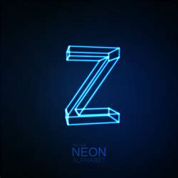 Neon Letter Z Vector Images Over 500