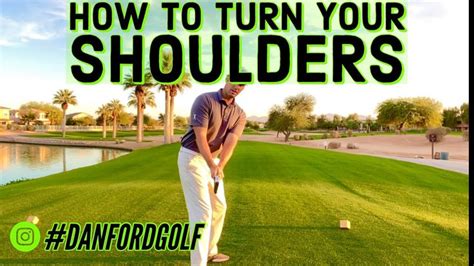 How To Turn Your Shoulders Golf Lesson Golf Lessons Turn Ons Golf