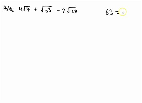 SOLVED Add Or Subtract The Radical Expressions As Indicated 4 7