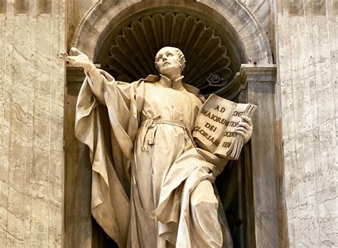 Saint Ignatius Loyola In Saint Peter S Basilica Good Defeating Evil