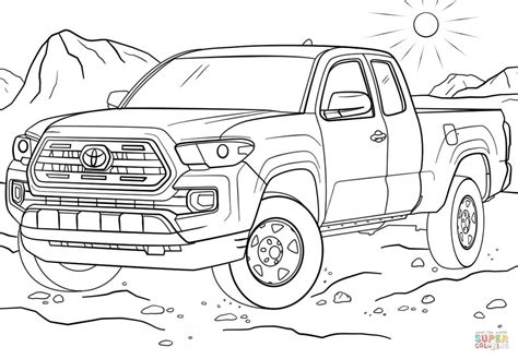 4x4 Truck Coloring Pages Coloring Pages