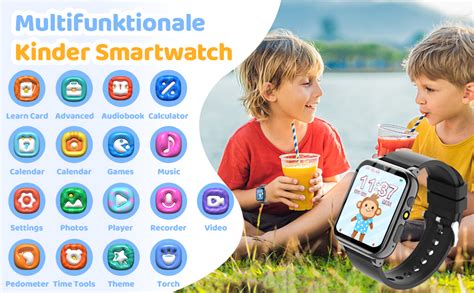 Kesasohe Kinder Smartwatch Smartwatch Kinder mit 26 Spiel Hörbuch 13