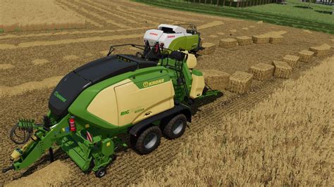 Krone Big Pack 1290 HDP VC Claas Quadrant 5300 FC V1 0 FS22 Mod