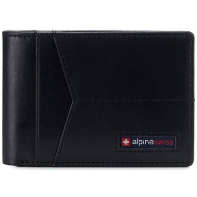 Alpine Swiss Delaney Mens Rfid Blocking Slimfold Wallet Thin Bifold