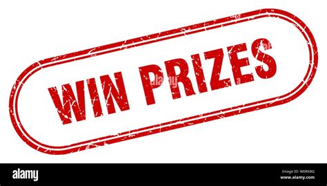 Win Prizes Stamp Win Prizes Square Grunge Sign Win Prizes Stock