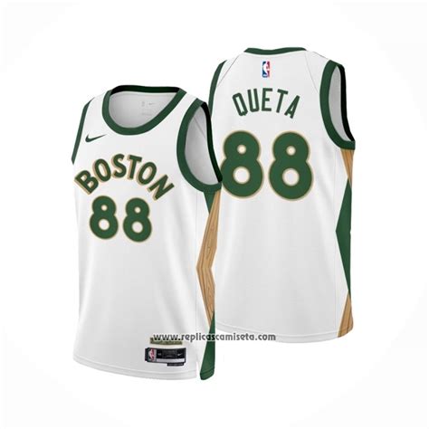 Camiseta Boston Celtics Neemias Queta Ciudad Blanco