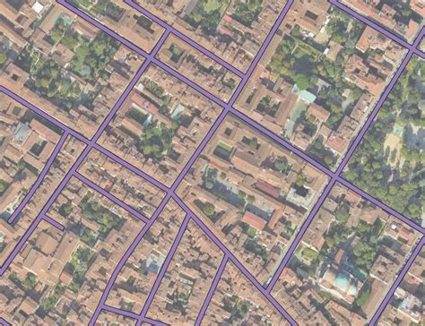 Qgis How To Divide A Singlepart Polygon Shapefile Of Urban Streets Into A Multipart Polygon In