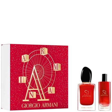 Armani Si Passione Eau De Parfum Gift Set For Her Entrega Gr Tis