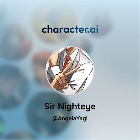 Chat With Sir Nighteye Character Ai Personalized Ai For Every