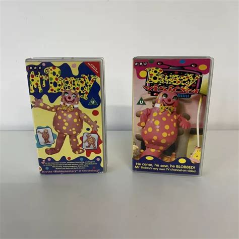 MR BLOBBY VHS Video Tape Bundle 1993 Blobby Vision X2 14 95 PicClick UK