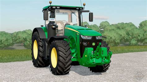 John Deere R Series With Flash Beacon Lights For Farming Simulator