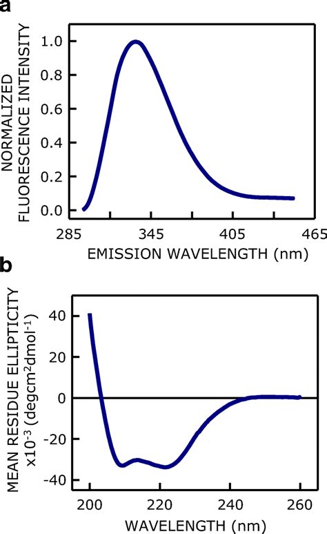 A Representative Fluorescence Emission Spectrum Of Tryptophan Residues