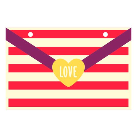 Design Png E Svg De Carta De Amor Dos Namorados Plana Para Camisetas