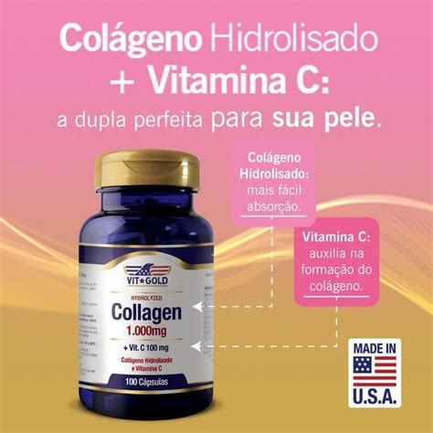 Col Geno Hidrolisado Mg Vit C Vitgold C Psulas Vitgold