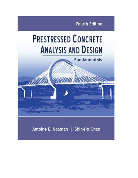 PDF Prestressed Concrete Analysis And Design Fundamentals 4th Ediiton