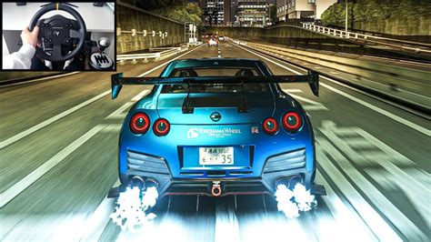 3700HP Widebody Nissan GTR R35 Assetto Corsa Thrustmaster TX