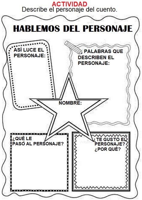 Los personajes del cuento 3 Estrategias de comprensión de lectura