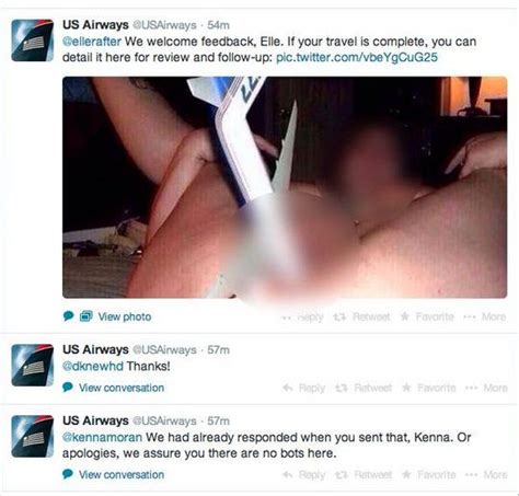 Us Airways Naked Tweet Cumception