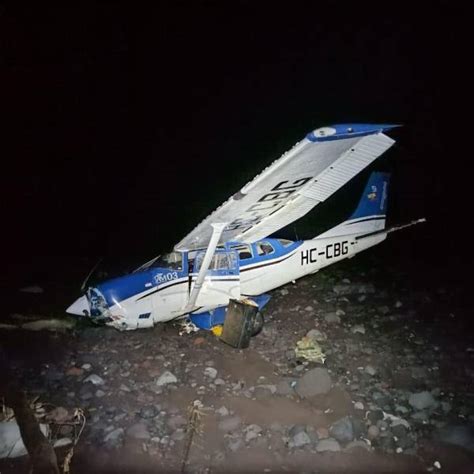 Una avioneta cayó cerca del río Upano y deja cuatro heridos en Morona