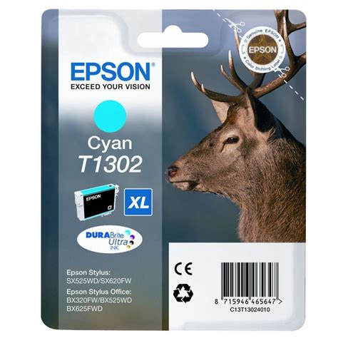 Epson Cartouche Cerf T Encre Durabrite Ultra Cyan