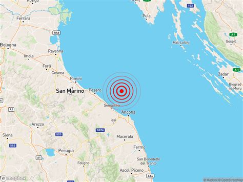 Scossa Di Terremoto Magnitudo Sulla Costa Marchigiana Anconetana