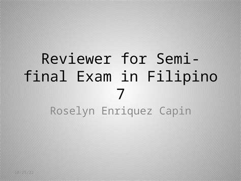 Pptx Reviewer For Semi Final Exam In Filipino Auto Dokumen Tips