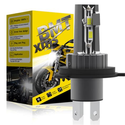 Hb H Led Bulb Motorcycle Headlight Hi Low Beam High Power White