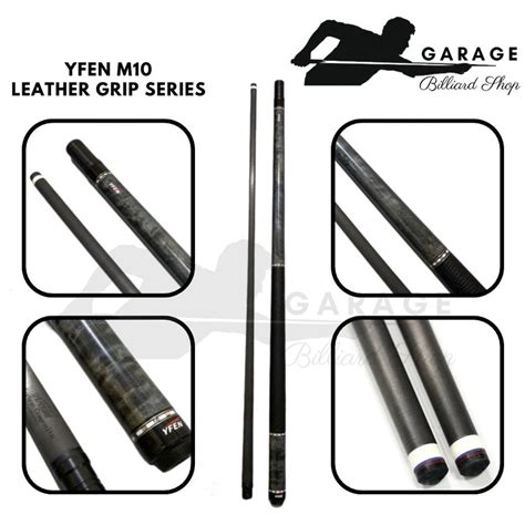 Jual Stik Billiard Yfen M10 Carbon Cue Leather Grip 12 5mm Shopee