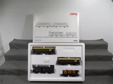 M Rklin Spur H G Terwagen Set Nebenbahn Zug Der Pfalz Bahn Tlg