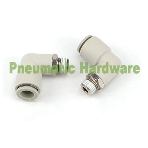 Jual Fitting Pneumatic Nepel Angin Elbow L Selang 10mm Draf 1 8 KE71 Di