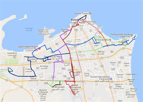 Kuwait Bus Information Kuwait Bus Routes And Kuwait Bus Number