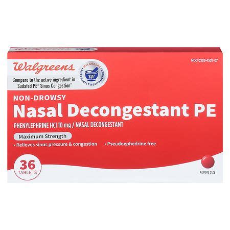 Walphed D Maximum Strength Non Drowsy Sinus Tablet Film Off