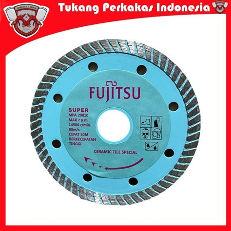 Jual Fujitsu Diamond Wheel Turbo 4 Inch Mata Potong Keramik Marmer