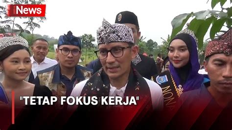 Ditanya Soal Bakal Capres 2024 Sandiaga Uno Tetap Fokus Kerja Video