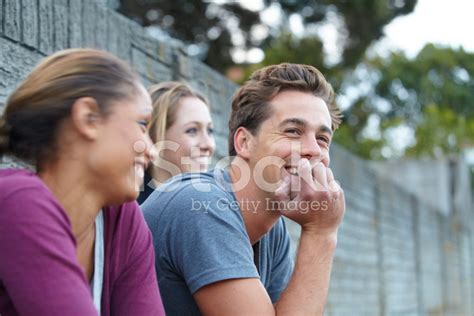 Friendly Banter Between Friends Stock Photo Royalty Free Freeimages