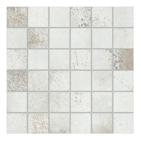 Ivy Hill Tile Angela Harris Fuller White 4 In X 039 In Matte Porcelain Floor And Wall Mosaic