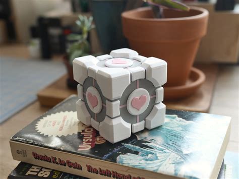 Portal Weighted Companion Cube Box 3d Printed Etsy