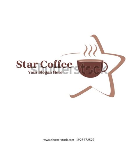 Coffee Star Logo Template Can Be Stock Vector Royalty Free 1925472527