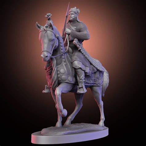 Artstation Maharana Pratap 3d Sculpt Prasad Nambiar Photo Art