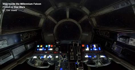 Explore The Millennium Falcon S Cockpit In 360 Degree Video