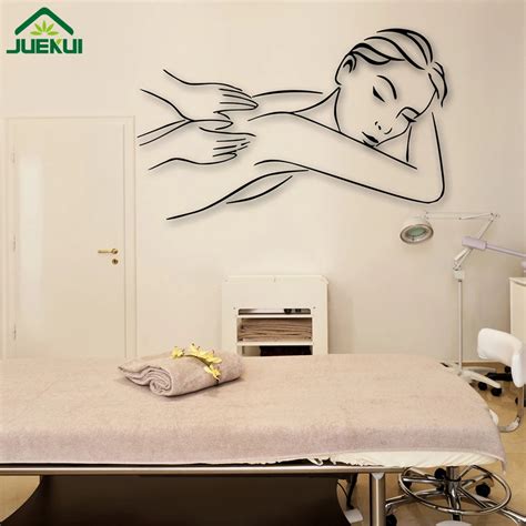 Massage Therapy Spa Relax Beauty Salon Wall Art Sticker Vinyl Wall Decal Decors Spa Poster