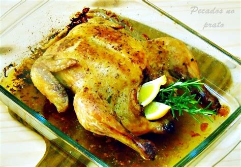 Frango Assado Simples Receitas De Pecados No Prato