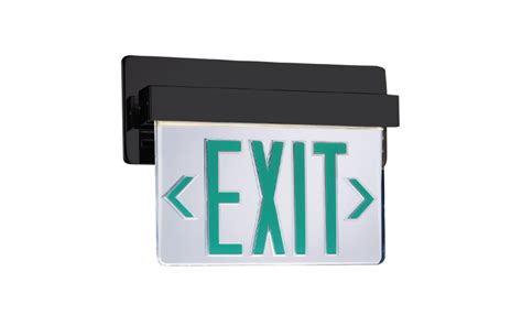 ELX7 ELX Series Edgelit Exits By Sure Lites Cooper Lighting Solutions