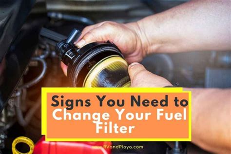 8 Main Signs You Need To Change Your Fuel Filter Act Now