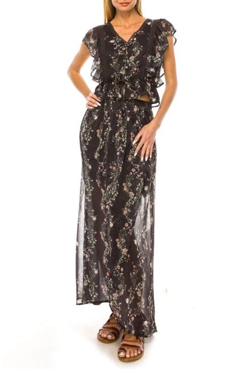 Womens Chiffon Maxi Skirts Nordstrom