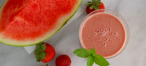 How To Make A Watermelon Smoothie Recipe - DIY Active