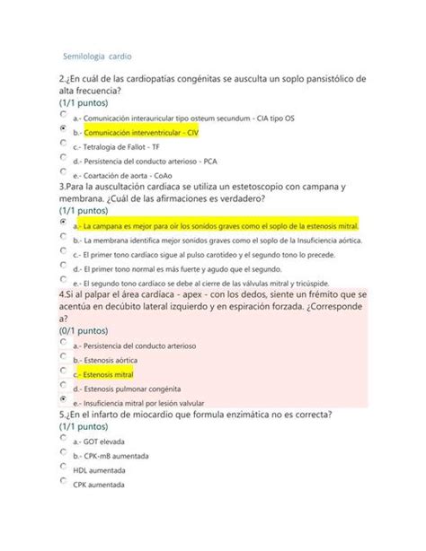 Examen De Cardiolog A Semiolog A M Dica Michael Rodriguez Udocz