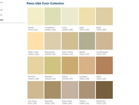 Stucco Color Chart A Visual Reference Of Charts Chart Master